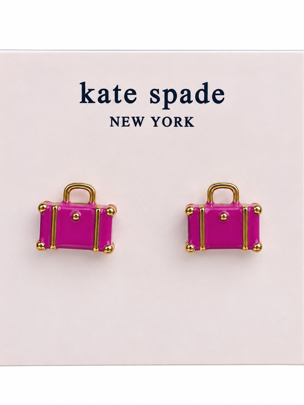 kate spade Luggage Stud Earrings